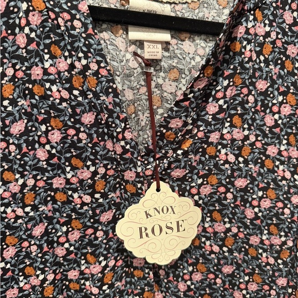 NWT Knox Rose Pink and White Flutter Sleeve Sundress - Picture 3 of 4